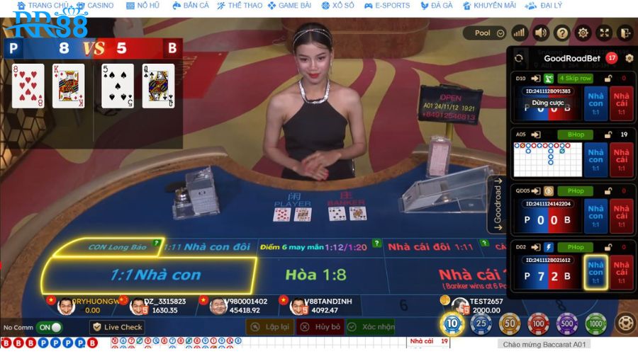 Live Casino RR88 sở hữu nhiều ưu điểm nổi bật, thu hút nhiều hội viên tham gia