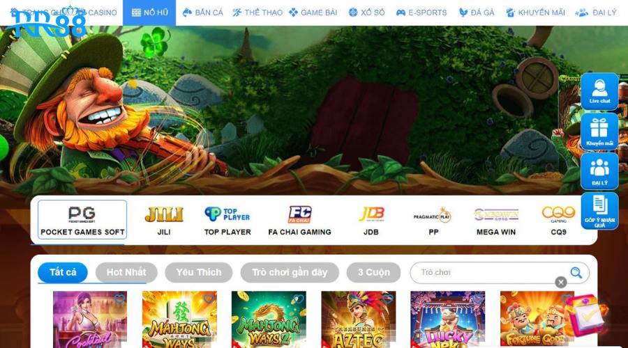 Nổ hũ RR88: Nơi hội tụ của các tựa game slots game hấp dẫn